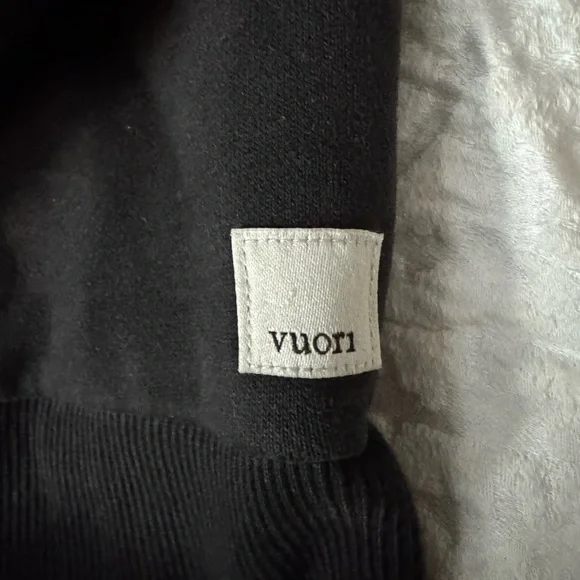 Vuori Restore Women's Black Half-Zip Hoodie - Picture 4 of 5